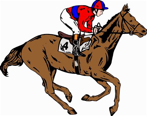 horse racing clip art free